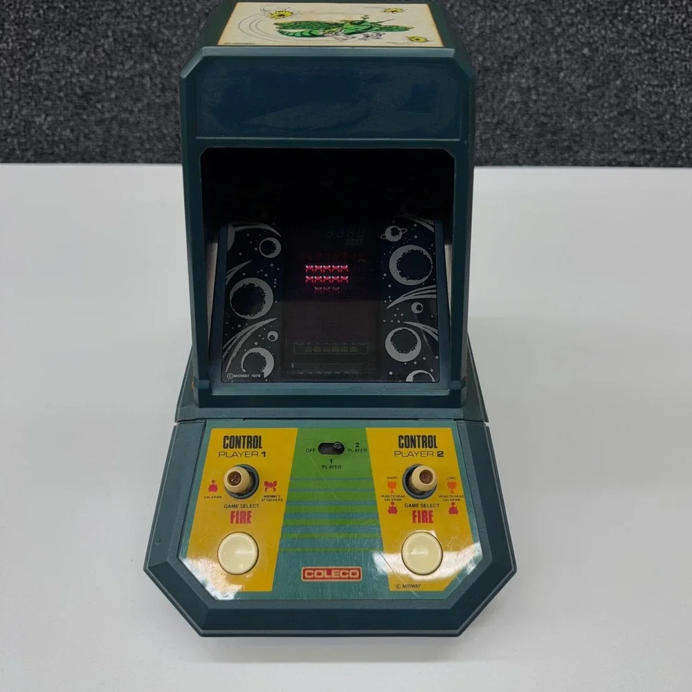 Vintage 1981 Coleco‎ Galaxian Tabletop Arcade Game Model 2380 VFD Retro Gaming